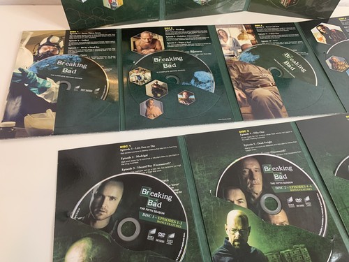 Breaking Bad: Complete Seasons 1, 2, 5 Cases 13 Discs Bryan Cranston - Foto 5 di 7
