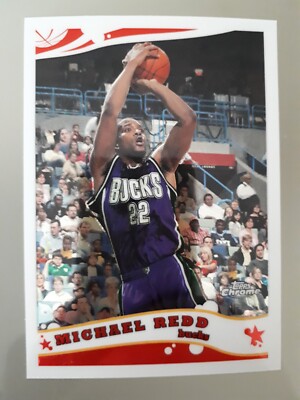 2005-06 Topps Chrome Michael Redd #14 Milwaukee Bucks NBA Basketball