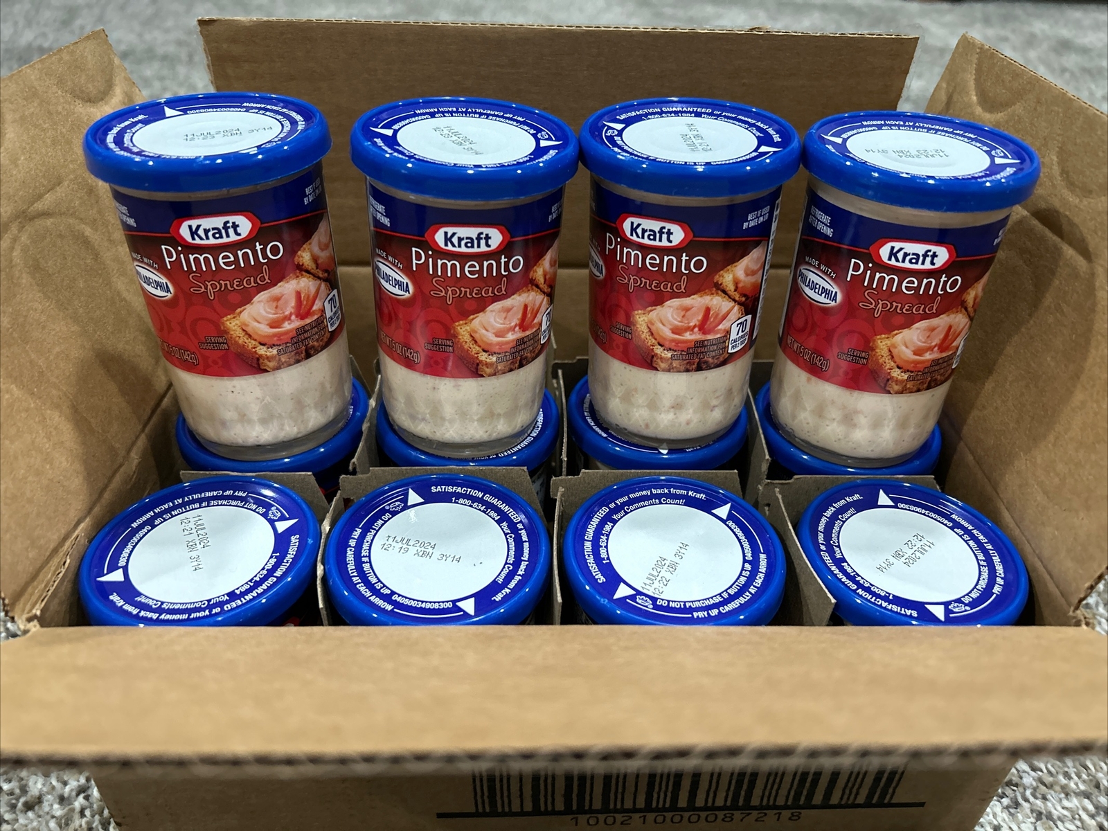 Kraft Pimento Cheese Spread 5 oz 12pk Case Best By Date 7112024 eBay