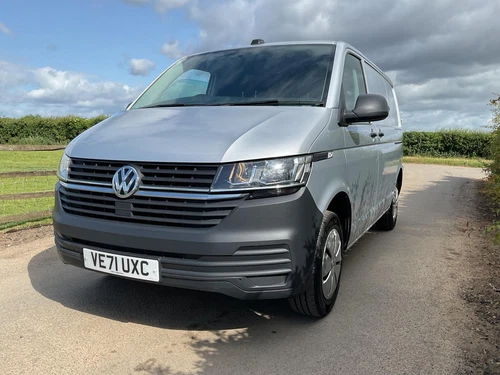 2022 VW VOLKSWAGEN TRANSPORTER T6.1 SILVER SWB 1-KEY FSH 114K FSH 1-OWNER CRUISE