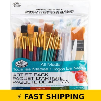 Royal & Langnickel Taklon Art Brushes Set - 50 Pieces