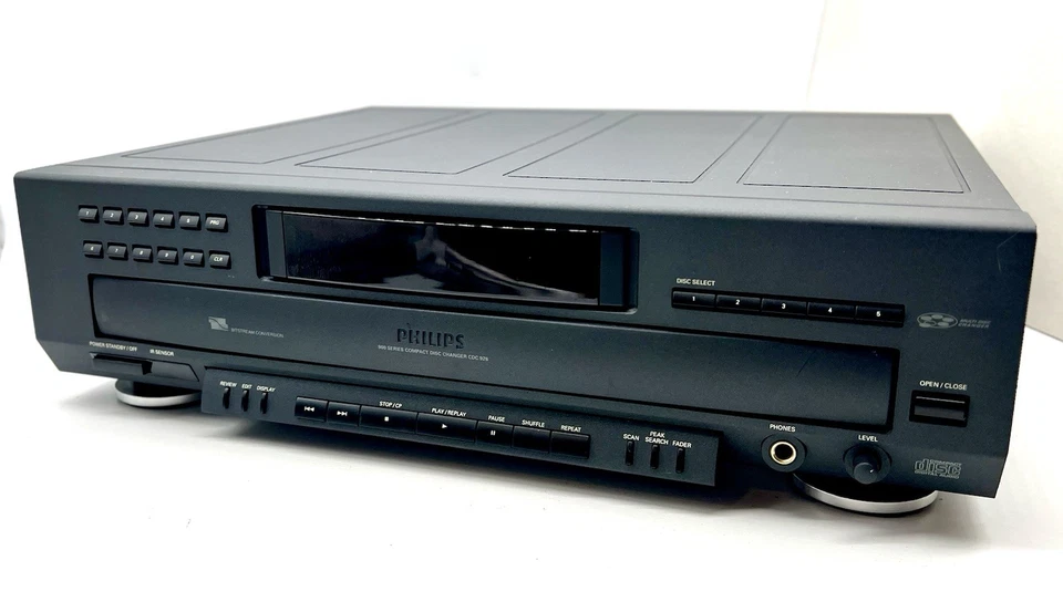 Working Philips 5-disc 900 Series Compact Disc Changer/ Player *Ships FAST - Image 2 of 4
