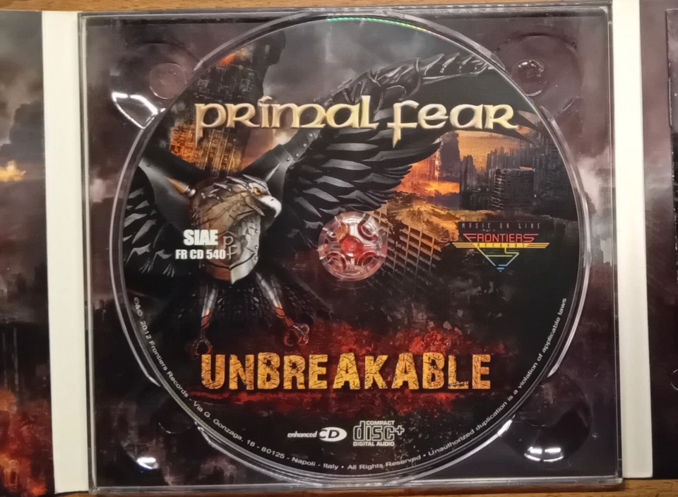Primal Fear – Unbreakable - Limited Edition Digipak - Bild 3 von 3