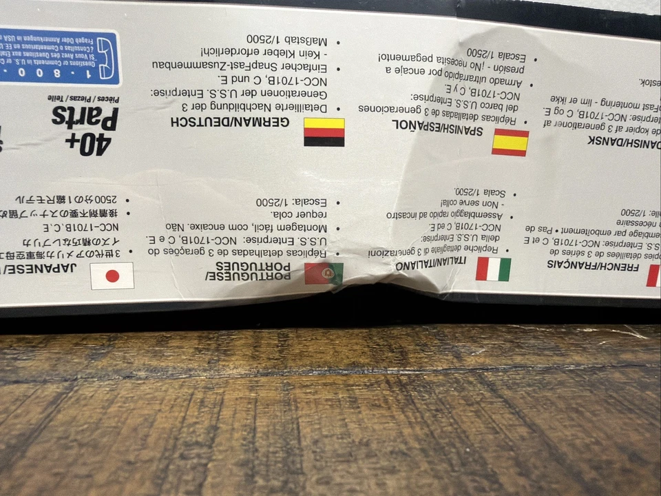 AMT/ERTL Star Trek Snapfast USS Enterprise 1701-B, C and E Set Model SEALED NEW - Image 3 of 4