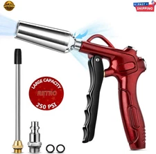 Air Duster Tool with Nozzle, High Pressure Compressor Blower Cleaner Heavy Duty