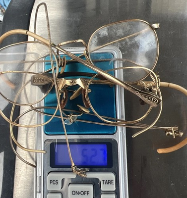 #ad #ad Vintage Scrape GF 1 10 12k Eye Wear GR 52.7 And Watch Parts $125.00