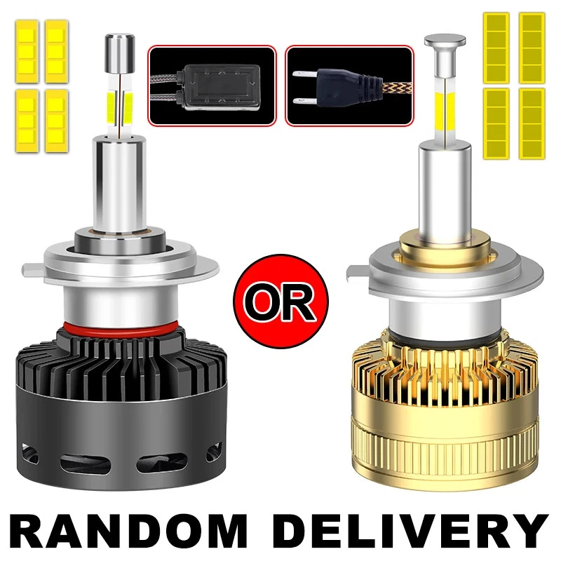 H4 LED 1700W 650W H7 H11 H1 Bombilla Faros Coche H8 H9 9005 Canbus Sin Error 6500K Foto 2 de 4