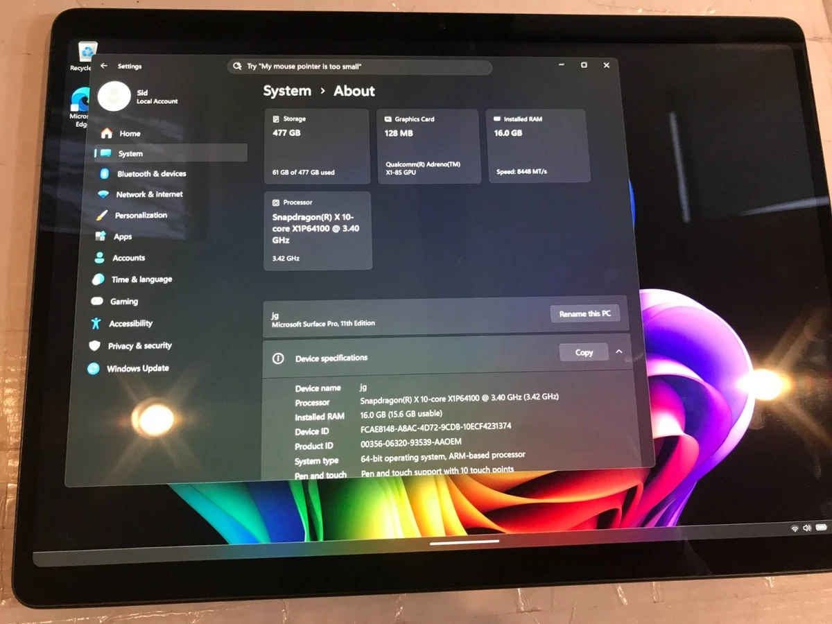 Las mejores ofertas en RAM de 16 GB Microsoft Surface Pro