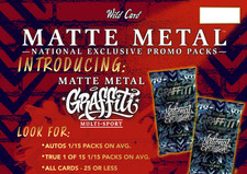 Matte Metal Graffiti Promo Pack Multisport 2026 National Exclusive