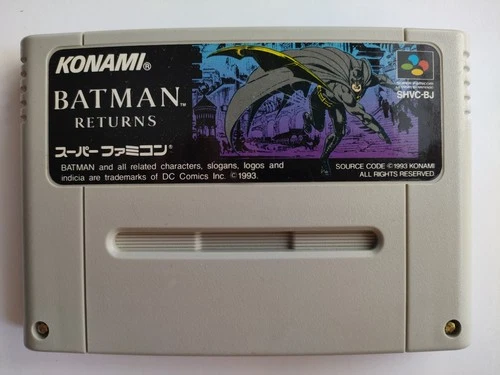 Batman Returns Nintendo Super Famicom SFC CLEANED & TESTED Works Konami