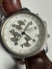 Timex Vintage 1999 Chronograph Quartz 37MM New Battery Runs Good READ