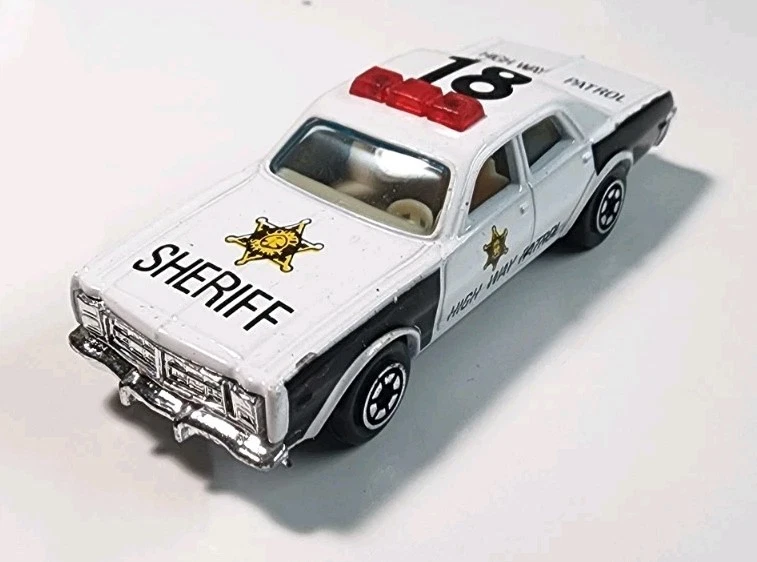 Road Tough Yatming Dodge Monaco Highway Patrol 1/64 Diecast Sheriff Police - Image 3 of 4
