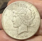 1922 LIBERTY PEACE SILVER DOLLAR *NICE LUSTER *CIRCULATED *NO RESERVE!