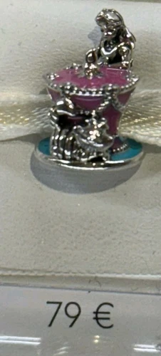 Charm PANDORA Cup Alice + Cheshire Disneyland Paris