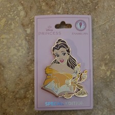 PALM Beauty & Beast Belle and Lumiere Reading By Light Jumbo Pin LE300
