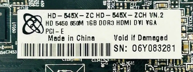 1GB XFX Radeon HD 5450 650M DDR3 PCI-E DVI HDMI Low Profile Graphics Card - Image 2 of 4