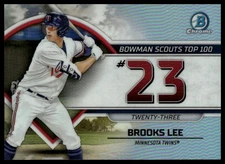 2023 Bowman #BTP-23 Brooks Lee Bowman Scouts Top 100