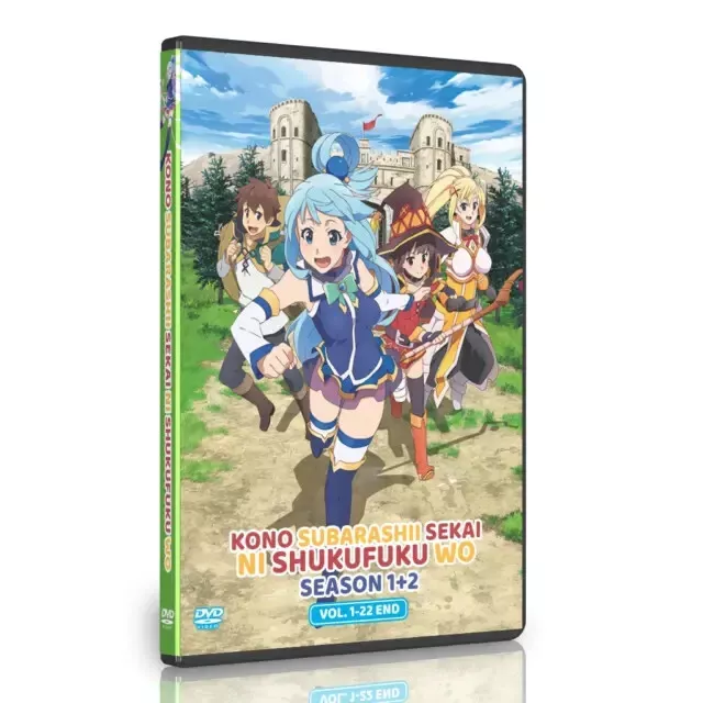 DVD Anime KonoSuba God s Blessing Season 1 2 Vol.1 22End