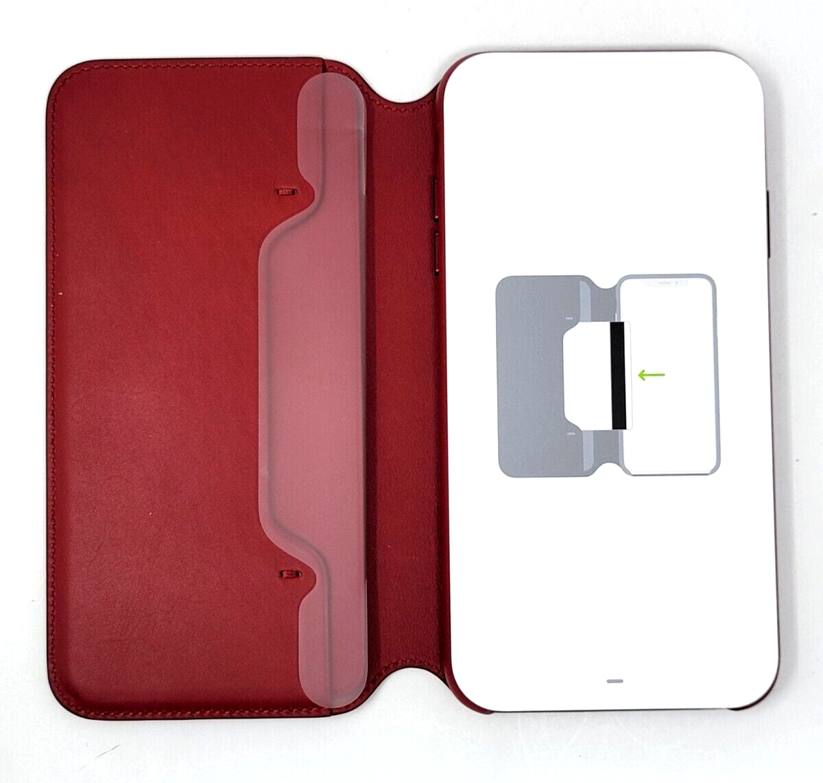 Apple Leather Folio Case for iPhone XS Max - (PRODUCT)RED