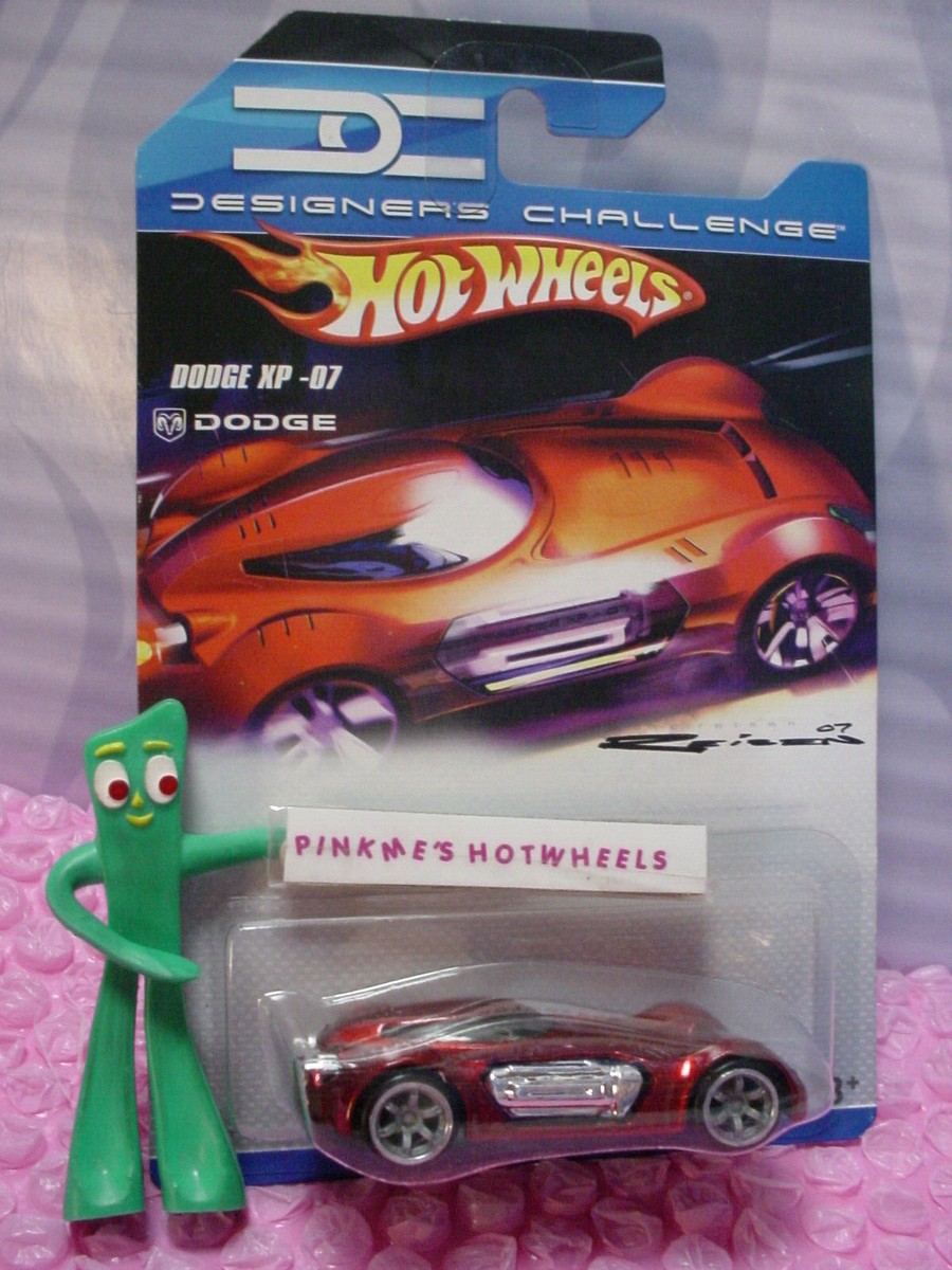 2007 DESIGNERS CHALLENGE Hot Wheels DODGE XP-07☆metallic red;co