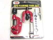 New! ILLINOIS INDUSTRIAL TOOL, 3 PC FLARING TOOL SET, 3/16” to 5/8”, No. 49100