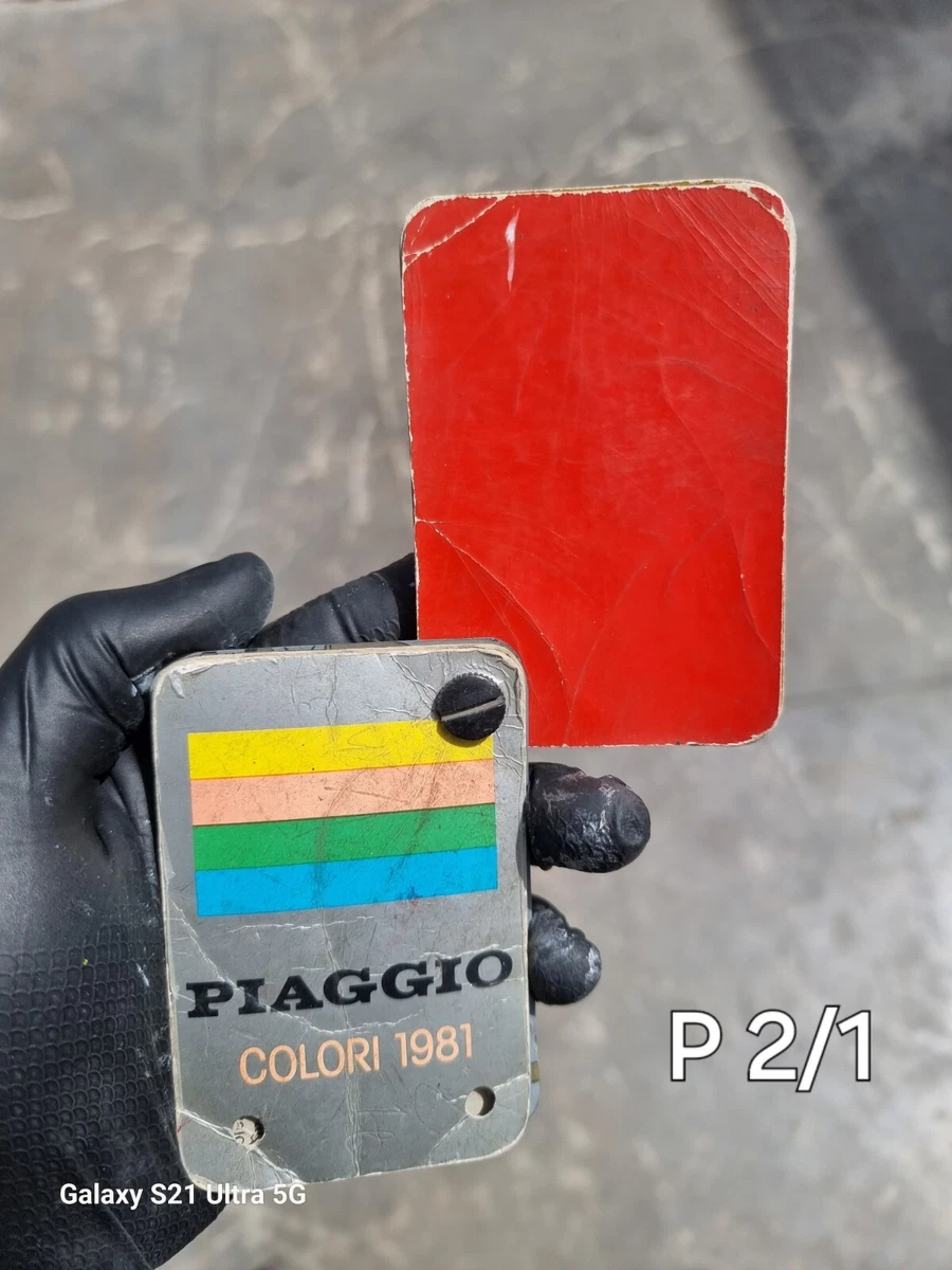 PINTURA DE RETOQUE LECHLER PIAGGIO AVISPA DE ÉPOCA TODOS LOS COLORES Y CÓDIGOS DESDE 1946
