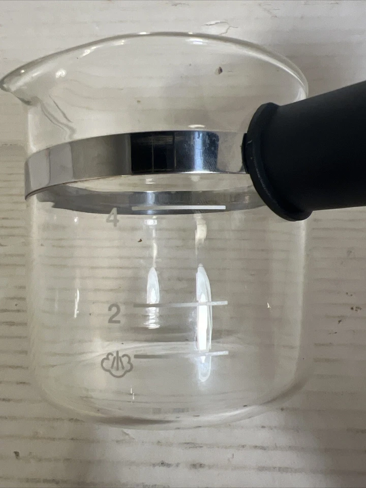 Krups II Caffe Duomo Tipo 985 Jarra Espresso Sin Tapa 4 Tazas Vidrio Café Transparente Foto 2 de 4