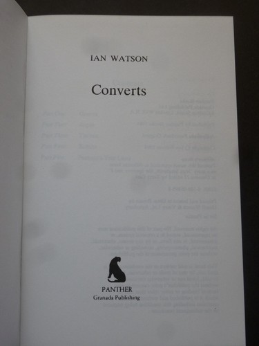 Ian Watson - KONVERTIERT (1984) - Unkorrigierte Beweiskopie, signiert - Bild 5 von 8