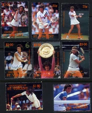 St. Vincent Grenadines 1988 Tennis Champions MNH (SC# 614-621)
