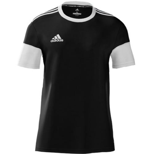Adidas para mujer mi squadra 17 Fútbol Jersey Manga Corta Negro | eBay