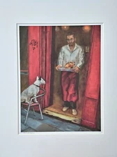 Limited Edition Prints Of Original Oil Painting Art Signed Matted Working Life