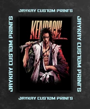Bleach Kenpachi Zaraki Poster Print - Anime Manga Wallart - No Frame