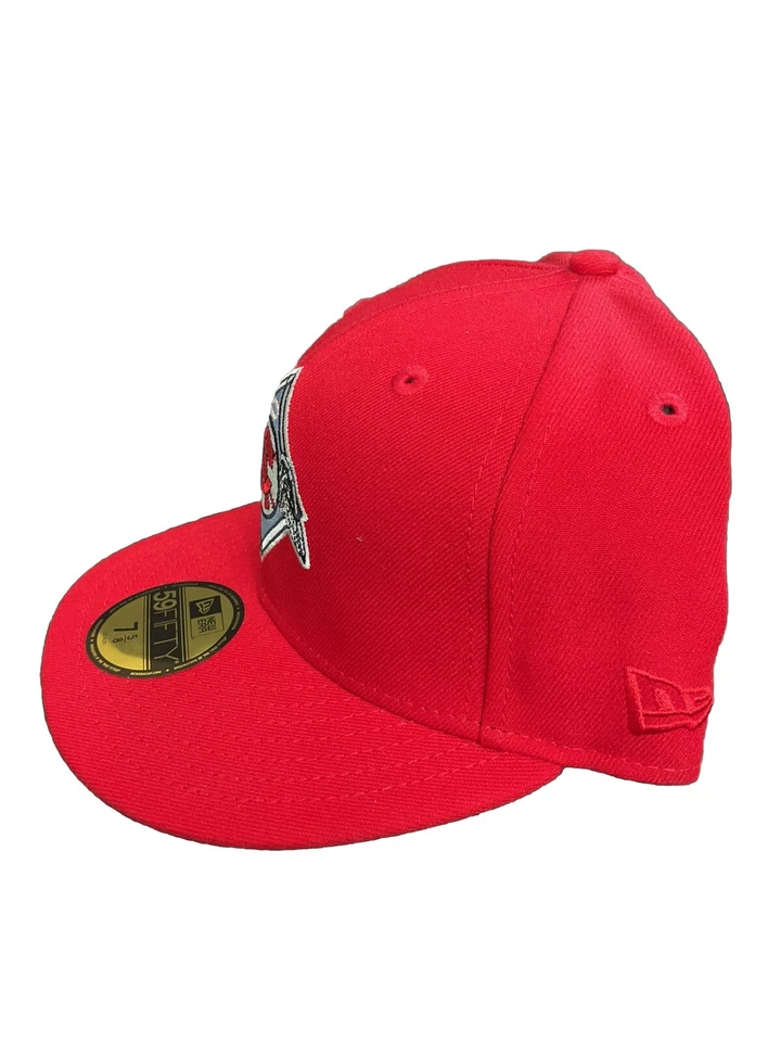 Hat Club Exclusive Blue UV New Era Los Angeles Angels 1967 All Star Red 7 5/8 - Image 3 of 4