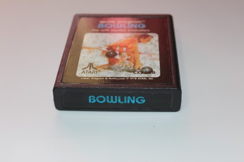 Bowling (Atari 2600 VCS) 1978 VIDEOSPIEL gereinigt getestet 5200 7800 - Bild 2 von 2