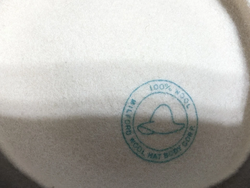 Sombrero pastillero de lana vintage para mujer Foto 4 de 4