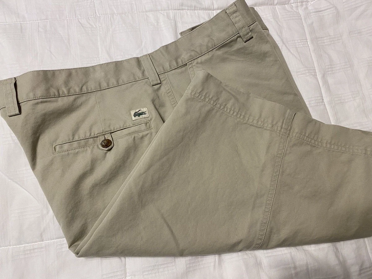 Lacoste Original Quality Men s Chino Khaki Shorts Taille Size 50