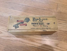Rare Vintage Ron Llave Distilled Puerto Rican Rum Dominoes Complete Set Wooden B