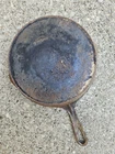 Antique "Wagner" #8 Skillet Nickel Plated Cast Iron Skillet AS IS FOR RESTORE