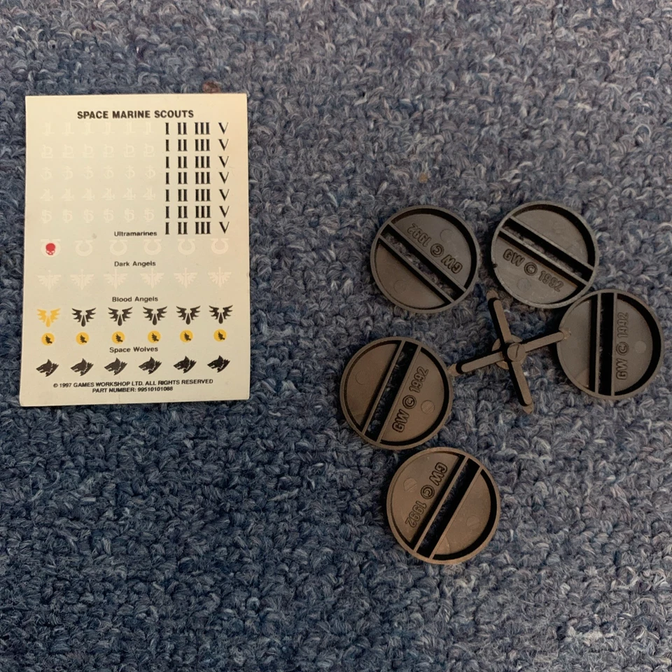 Vintage Warhammer 40k Space Marine Scouts Rare Metal - Image 4 of 4