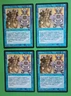 Magic the Gathering MTG Ice Age PORTENT X 4 LP/EX C  1995!