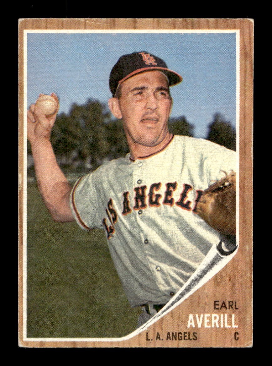 1962 Topps #452 Earl Averill Angels VG-EX *o5