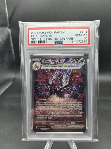 Pokemon 2024 Shiny Charizard ex 234/091 SIR Paldean Fates GEM MINT PSA 10