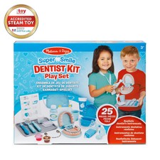 Melissa  Doug Super Smile Dentist Kit With Pretend Play Set of Teeth And Dental