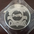 1991 Atlanta Braves National Champions 1oz 999 FINE Silver Limited Edition #1541