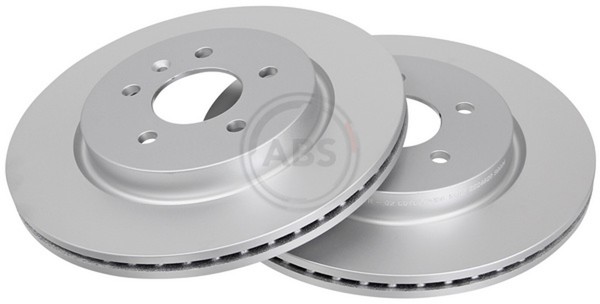2X A.B.S. Bremsscheibe Beschichtet 18341 FüR Zafira P12 Opel Tourer Vauxhall VAN-image