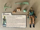 Vintage 1984 Hasbro GI Joe ARAH ROADBLOCK v1 Figure 100% Complete w/ File Card