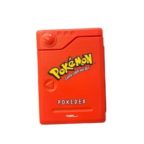 Pokémon Pokédex 1998 Vintage Tiger Electronics Toy Tested/Working,Excellent Con.