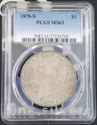 1878-S US Morgan Silver Dollar - PCGS MS 63