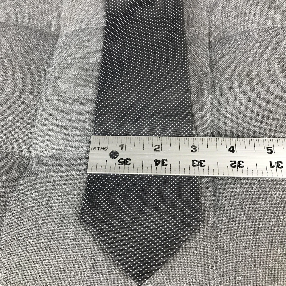 Corbata Hugo Boss Para Hombre Seda Hecha en Italia Lunares Clásica Formal Años 80 90 Foto 2 de 4