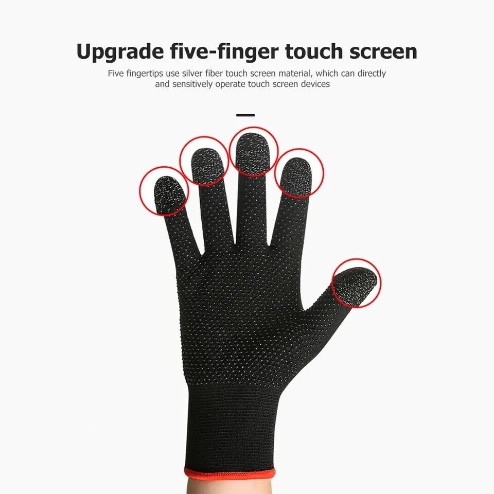 Guantes Dedos Juegos Pantalla Teléfono Celular Gaming Finger Sleeve Gamer | eBay